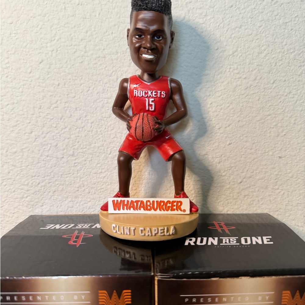 Clint Capela Rockets Bobblehead Figurine